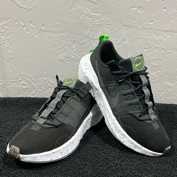 🔥🔥 NIKE Air Crater Impact Black Shoes Men Sz 9 - PERFECT Worn Twice - PERFECT - Picture 1 of 13